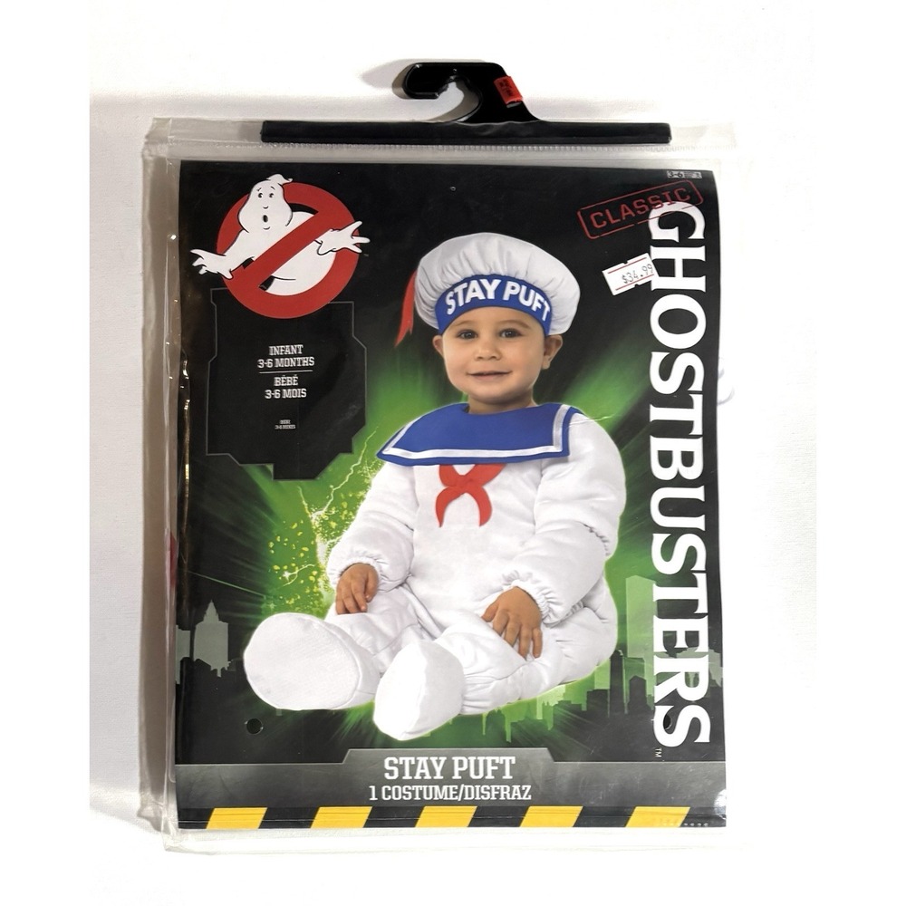Ghostbusters Stay Puft Costume Infant (3-6 Months) New Halloween